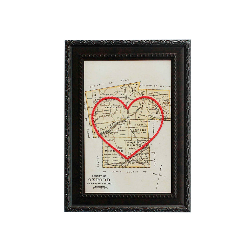 Oxford County Heart Map
