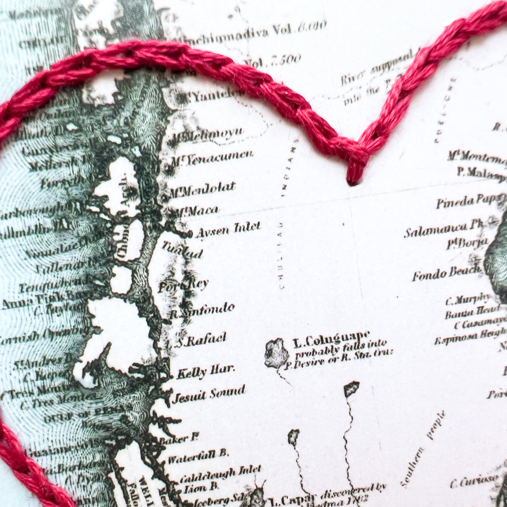 Patagonia Heart Map