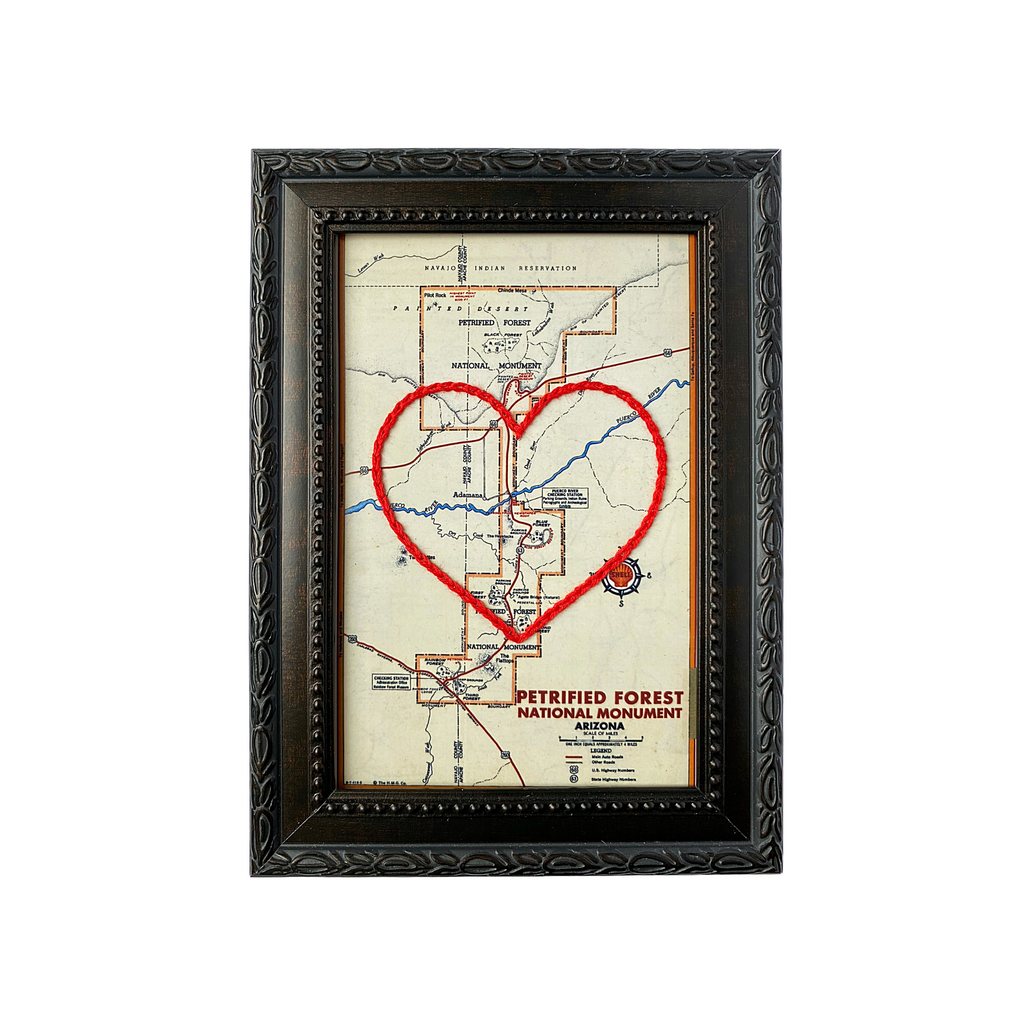 Petrified Forest National Monument Heart Map