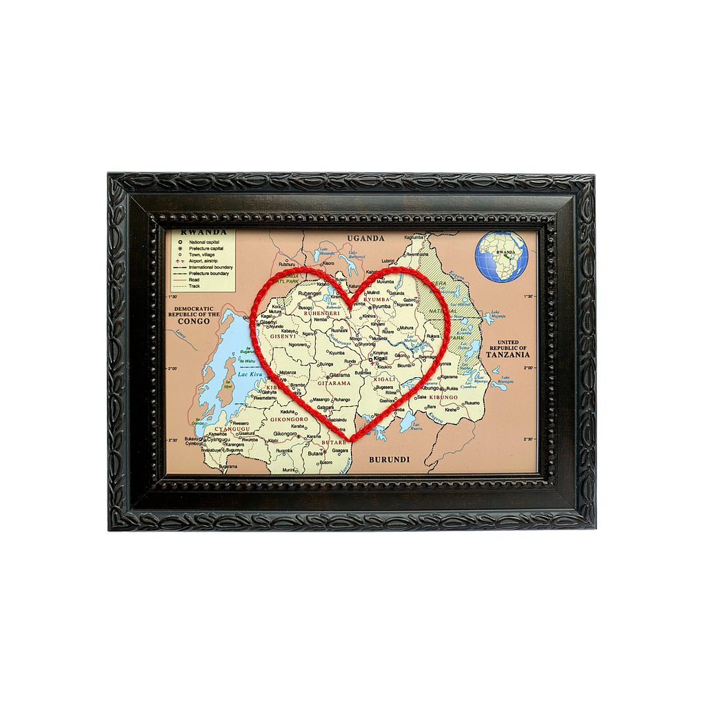 Rwanda Heart Map