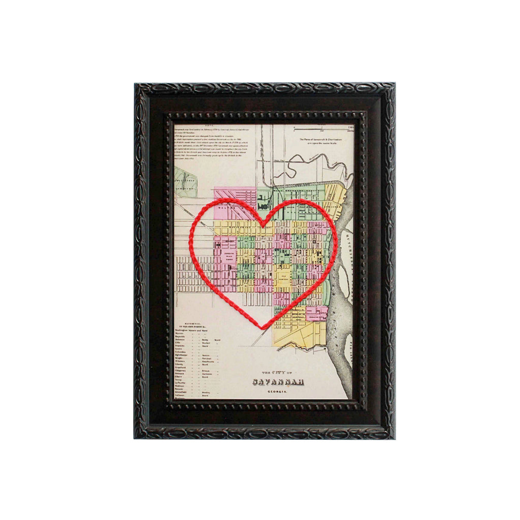 Savannah Heart Map