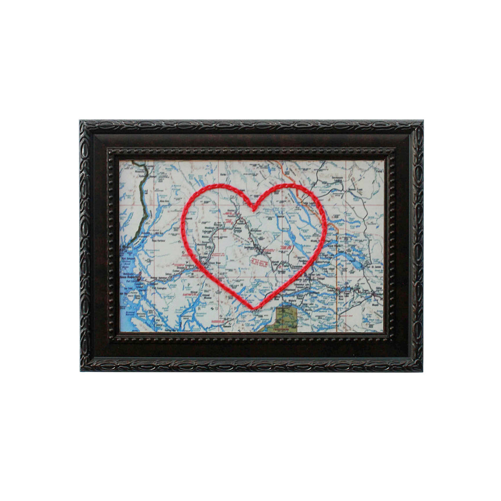 Smithers, British Columbia Heart Map