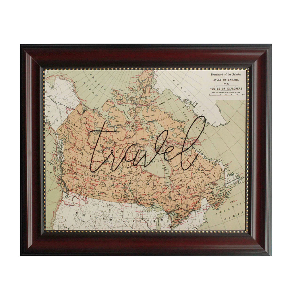 "Travel" Canada Map