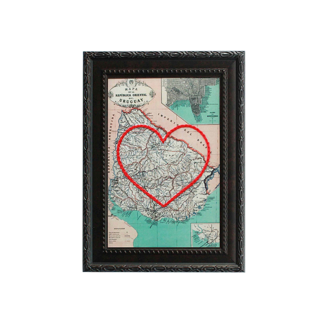 Uruguay Heart Map