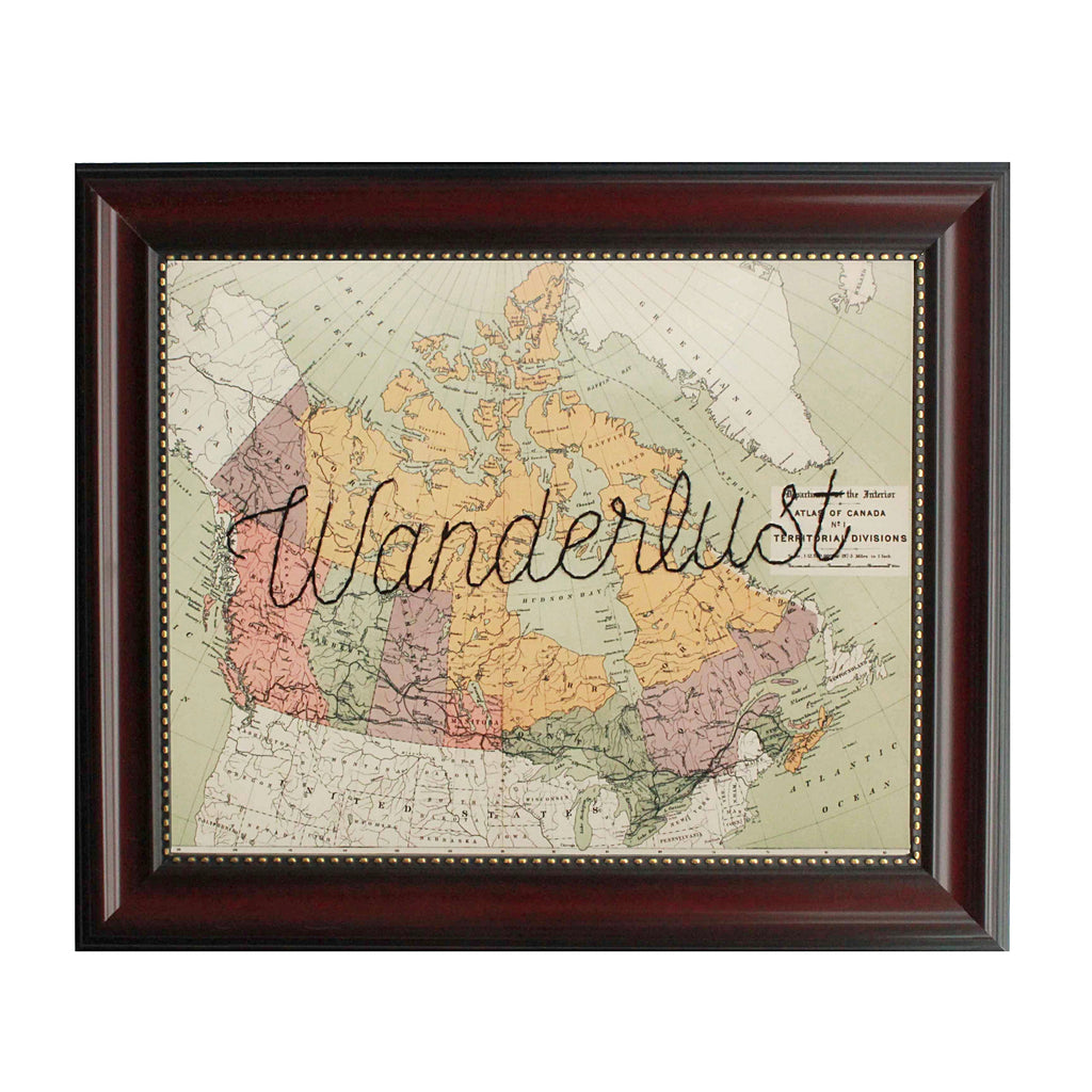 "Wanderlust" Canada Map